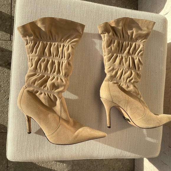 Bridget Shuster Suede boots Sz 7 - Picture 1 of 2